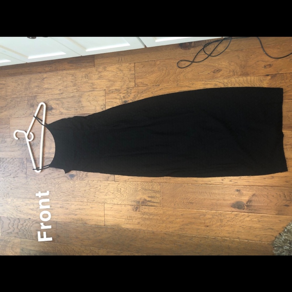 Long black dress